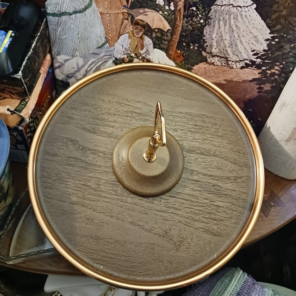 ๐บ๐ฒU.S.A. Vintage 1960 Westwood Serving ๐ฑ๐ค Dish 6 Fluted Edge Glass,Rotating! - Picture 6 of 16